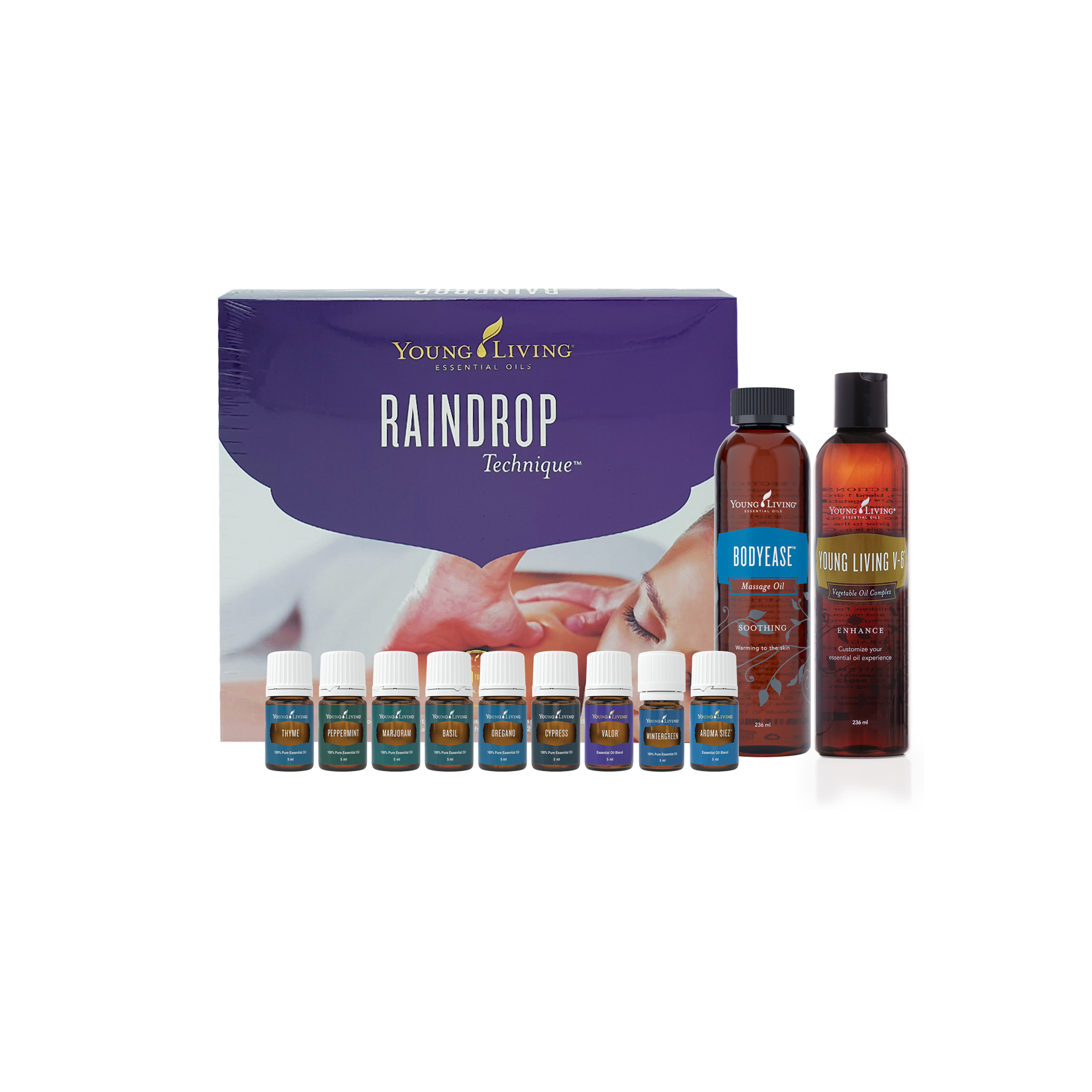 Raindrop Technique Essential Oil Collection by Young Living